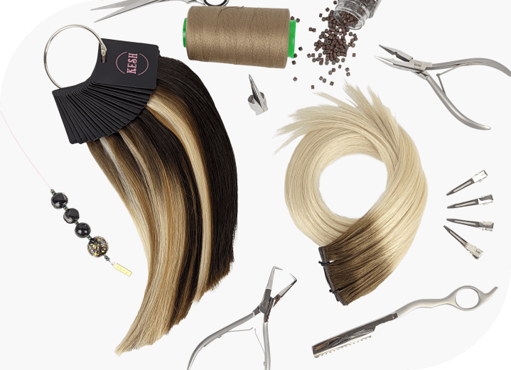 Hair Extension Holder/ Styler - Kesh Hair Extensions